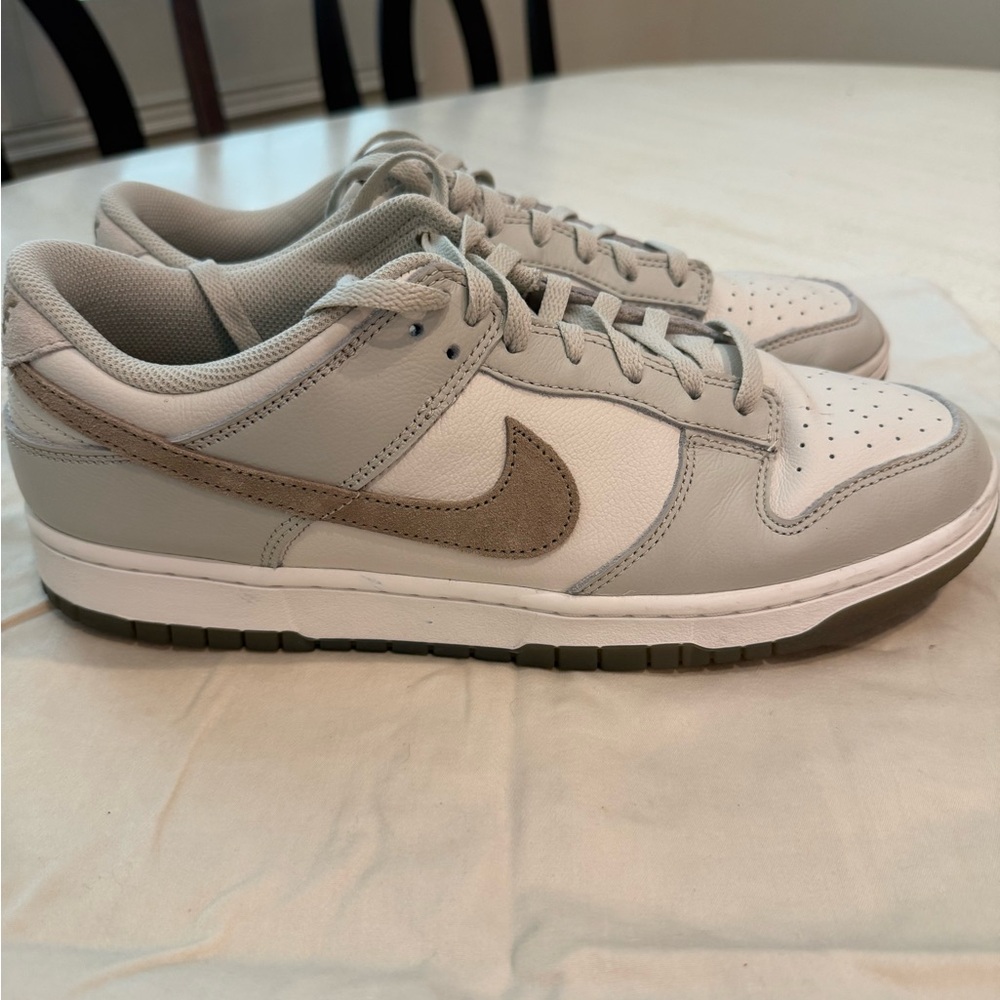 Nike Cream and Brown Sneakers